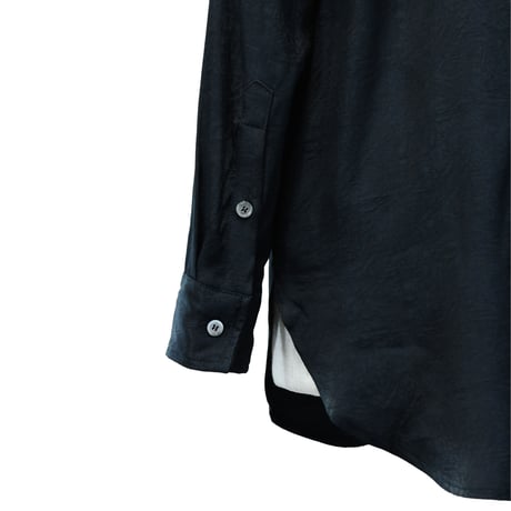 【MiDiom】Elegant JQ Long Shirt【Black／ラスト1点】