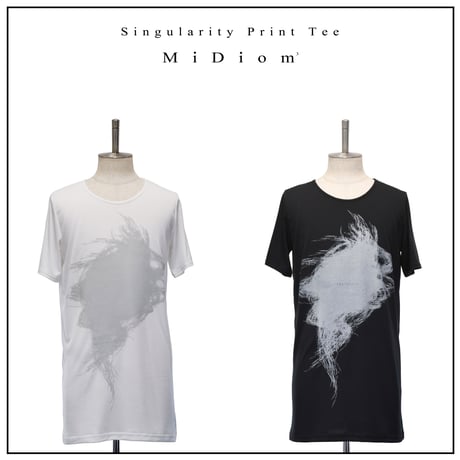 【MiDiom】Singularity Print Tee