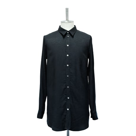 【MiDiom】Elegant JQ Long Shirt【Black／ラスト1点】