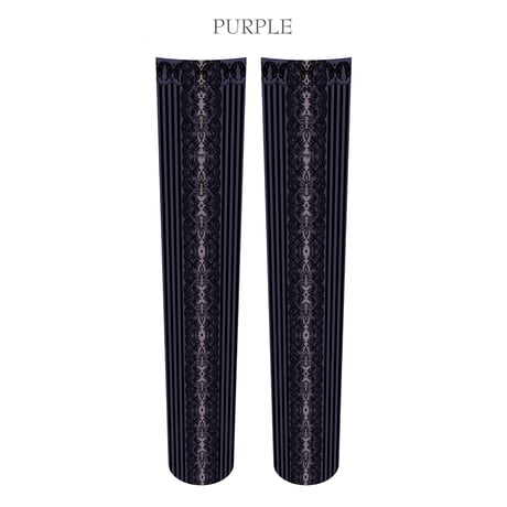●ブラック／ラスト1点●Lace Stripe Over Knee