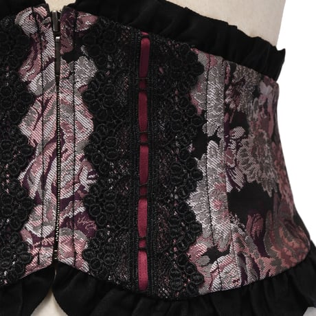 "Del Fiore"ジャガードコルセット