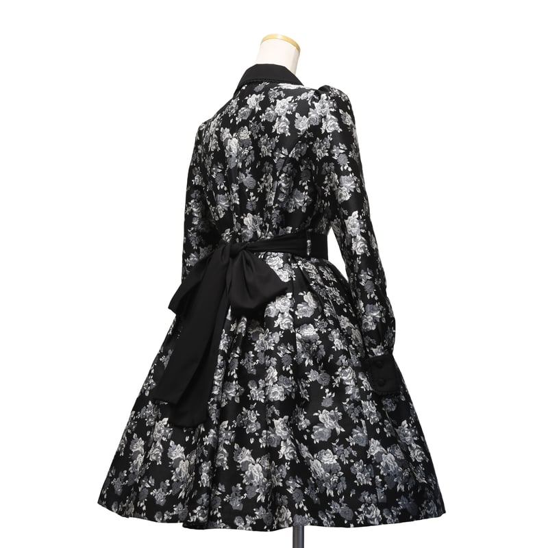 ローズジャガードタックワンピース | Sheglit MiDiom online store