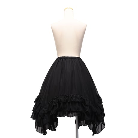 シフォンフリルスカート