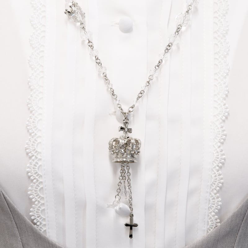 ドロップクラウンネックレス 