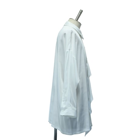 【MiDiom】Ruffle Frill Big Shirt
