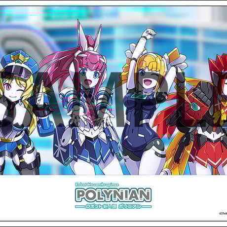 ポリニアン5周年記念祝画タペストリー01～04セット直販限定