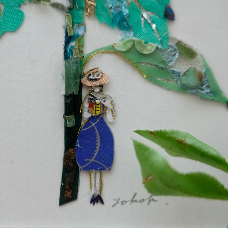 ひまわり　バスを待つ