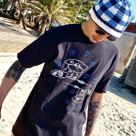 Love S/S Dyed Tee <Black>