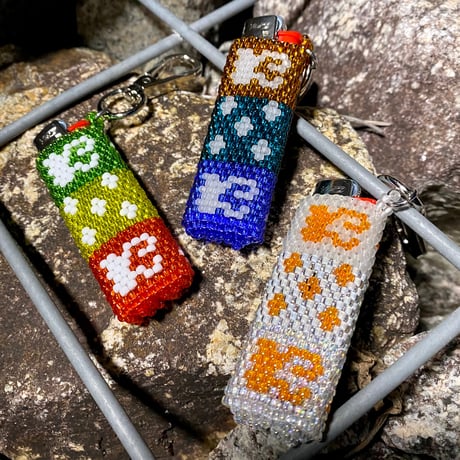K Logo Beads Lighter Case