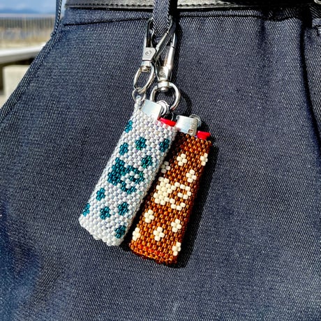 K Logo Beads Lighter Case