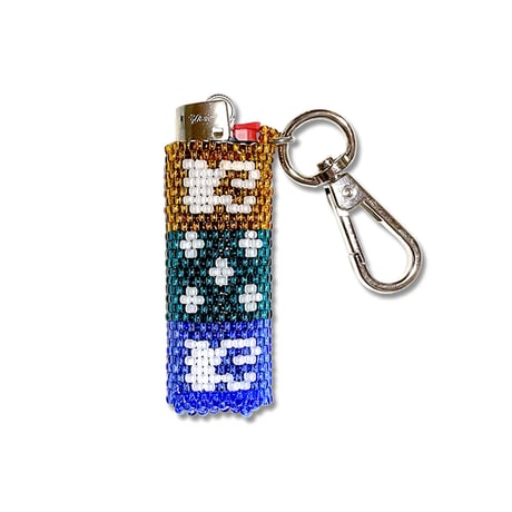 K Logo Beads Lighter Case