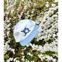 K Logo 6P B.B Cap <Mr.Gray x Blue Jade>