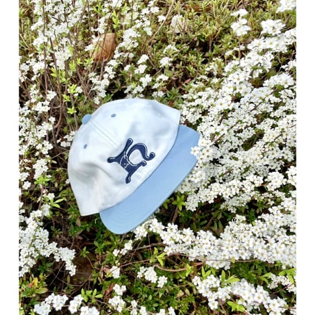 K Logo 6P B.B Cap <Mr.Gray x Blue Jade>