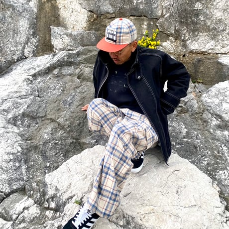 NPO Plaid Cap <Canyon Red>