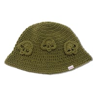 Knitting Hat <Skull Khaki>