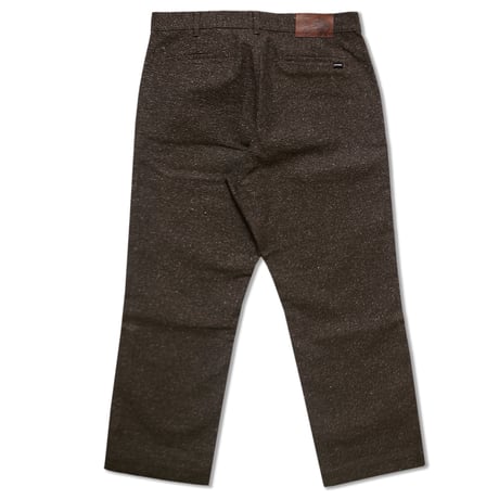 Vintage nep twill Chino Pants <Brown>