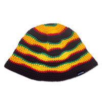 Wave Knitting Hat <Rasta>