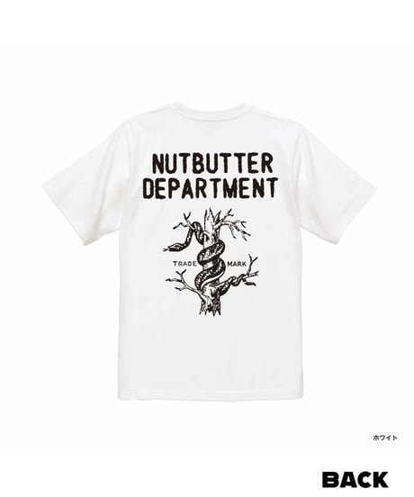 DEPARTMENT ロゴ 6.2オンス Tシャツ ホワイト