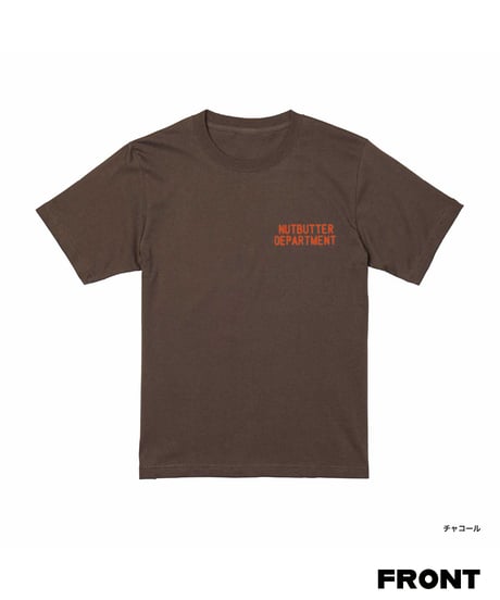 DEPARTMENT ロゴ 6.2オンス Tシャツ チャコール