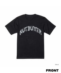 NUT-BUTTER カーブ ロゴ 6.2オンス Tシャツ ブラック