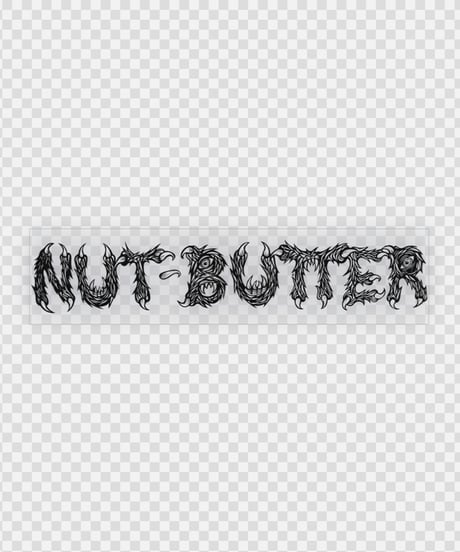 NUT-BUTTER ロゴ 転写ステッカー サイズS