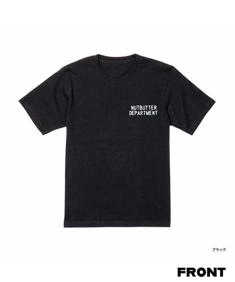 DEPARTMENT ロゴ 6.2オンス Tシャツ ブラック