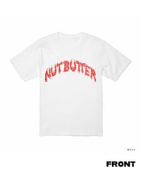 NUT-BUTTER カーブ ロゴ 6.2オンス Tシャツ ホワイト 2