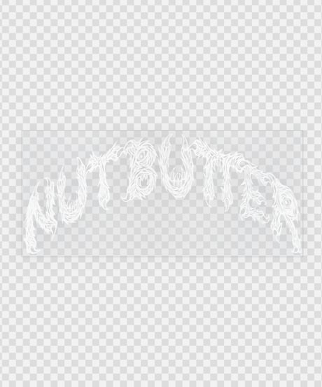 NUTBUTTER CURVE ロゴ 転写ステッカー サイズ S
