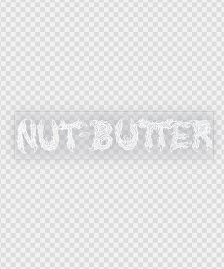 NUT-BUTTER ロゴ 転写ステッカー サイズS