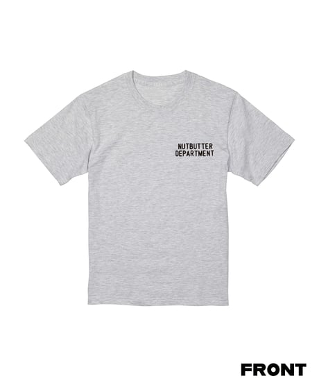 DEPARTMENT ロゴ 6.2オンス Tシャツ グレー