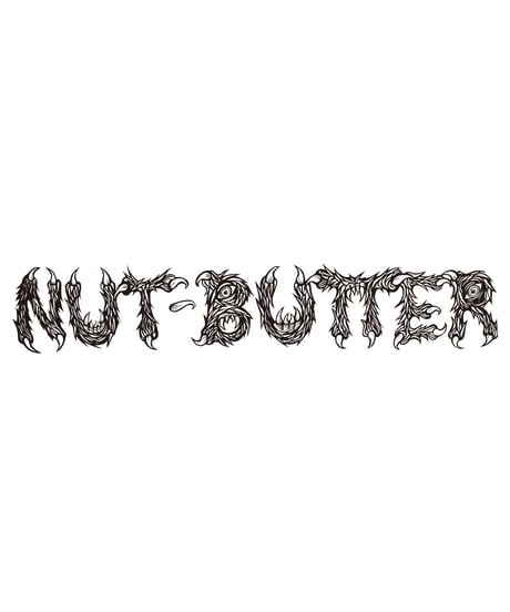 NUT-BUTTERロゴ ダイカットステッカー
