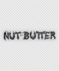 NUT-BUTTER ロゴ 転写ステッカー サイズL