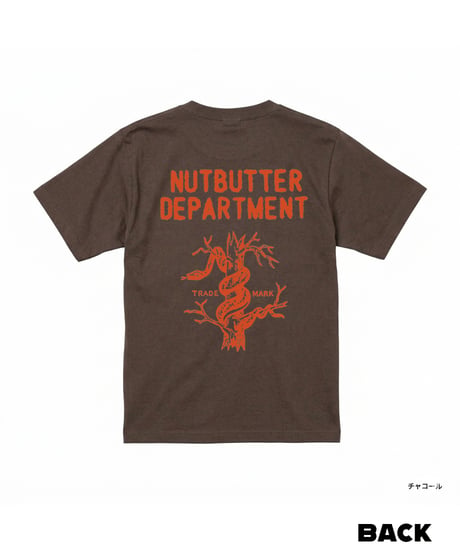 DEPARTMENT ロゴ 6.2オンス Tシャツ チャコール
