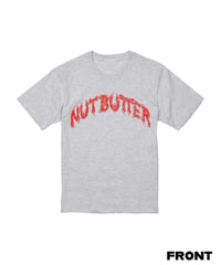 NUT-BUTTER カーブ ロゴ 6.2オンス Tシャツ グレー 2
