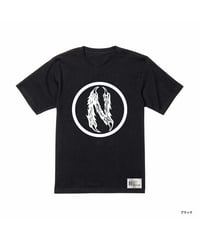 N ロゴ 6.2オンス Tシャツ ブラック
