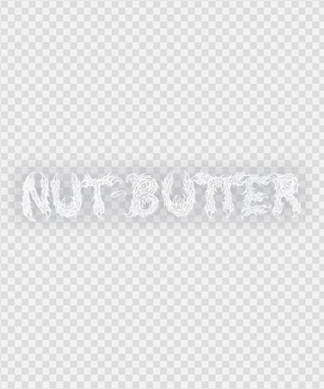 NUT-BUTTER ロゴ 転写ステッカー サイズL