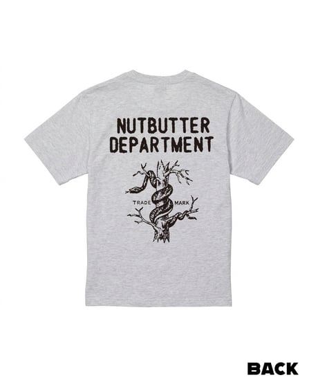 DEPARTMENT ロゴ 6.2オンス Tシャツ グレー