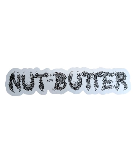 NUT-BUTTERロゴ ダイカットステッカー