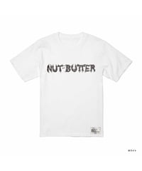 NUT-BUTTER ロゴ 6.2オンス Tシャツ ホワイト