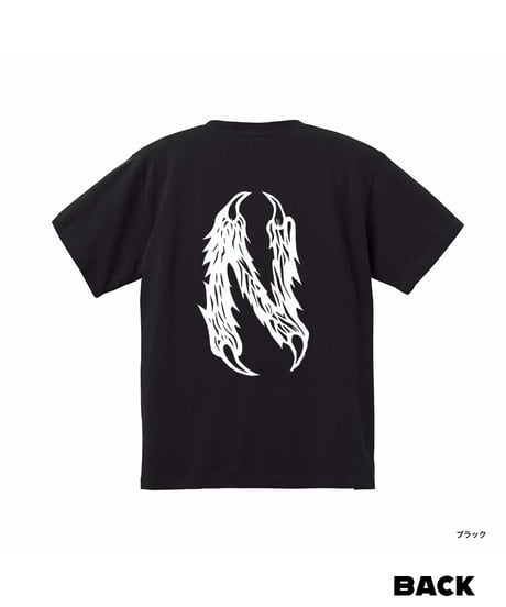 NUT-BUTTER カーブ ロゴ 6.2オンス Tシャツ ブラック