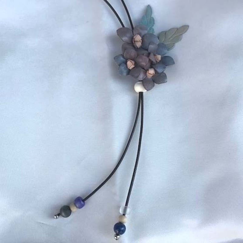 180206 ネックレス | leather works, double-i