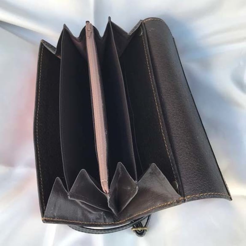 180201 お財布バッグ | leather works, double-i