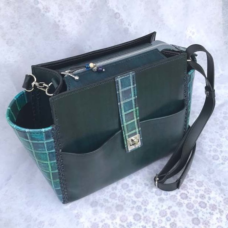 170901 ショルダーバッグ | leather works, double-i