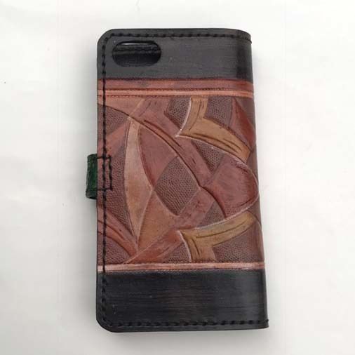 170605 スマホケース手帳型（iPhone7) | leather works, doub