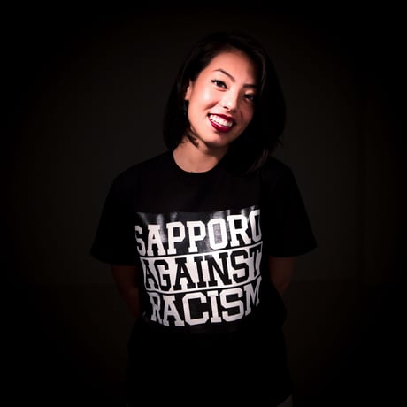 [CRAC NORTH] SAPPORO AGAINST RACISM T-shirt (black)