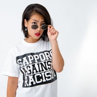 [CRAC NORTH] SAPPORO AGAINST RACISM T-shirt (white)
