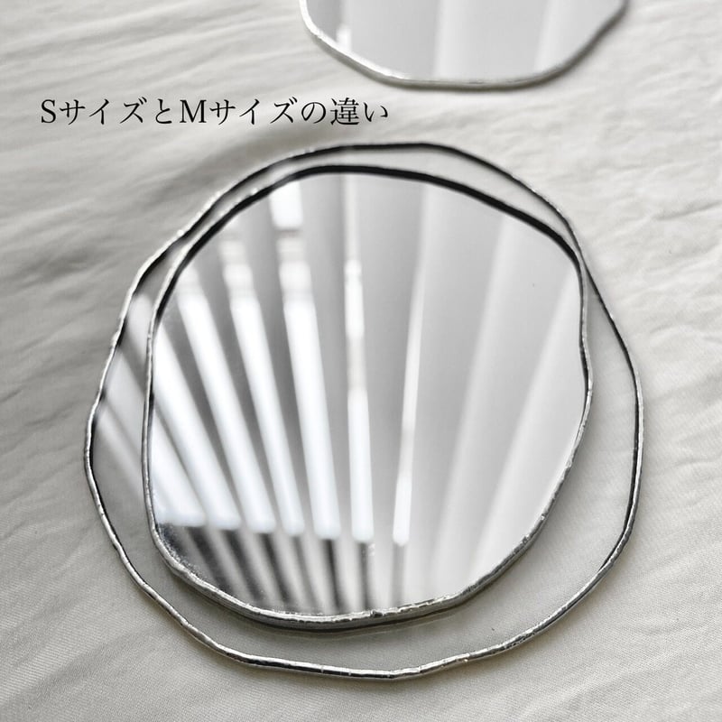 PUDDLE MIRROR PLATE / M / W115×H100 / FELT | do