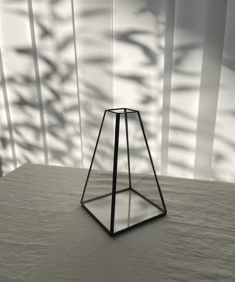 HAKU GLASS FLOWER VASE -S- / H10cm