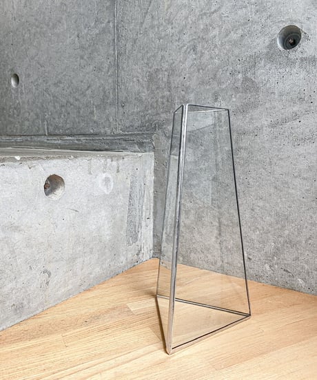 FLOWER VASE 三角立体 -M- / H23cm