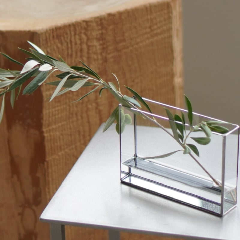 FROWER VASE / W15.2cm / ガラス器・長方薄型 | doro ONLINE FROWER VASE / W15.2cm / ガラス器・長方薄型 | doro ONLINE